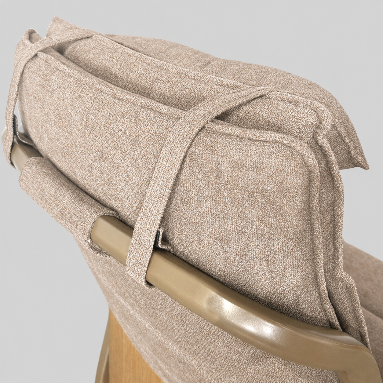 Du Headrest Fawn — Adjustable Cushion | Matching Sit-to-Stand Chair Accessory