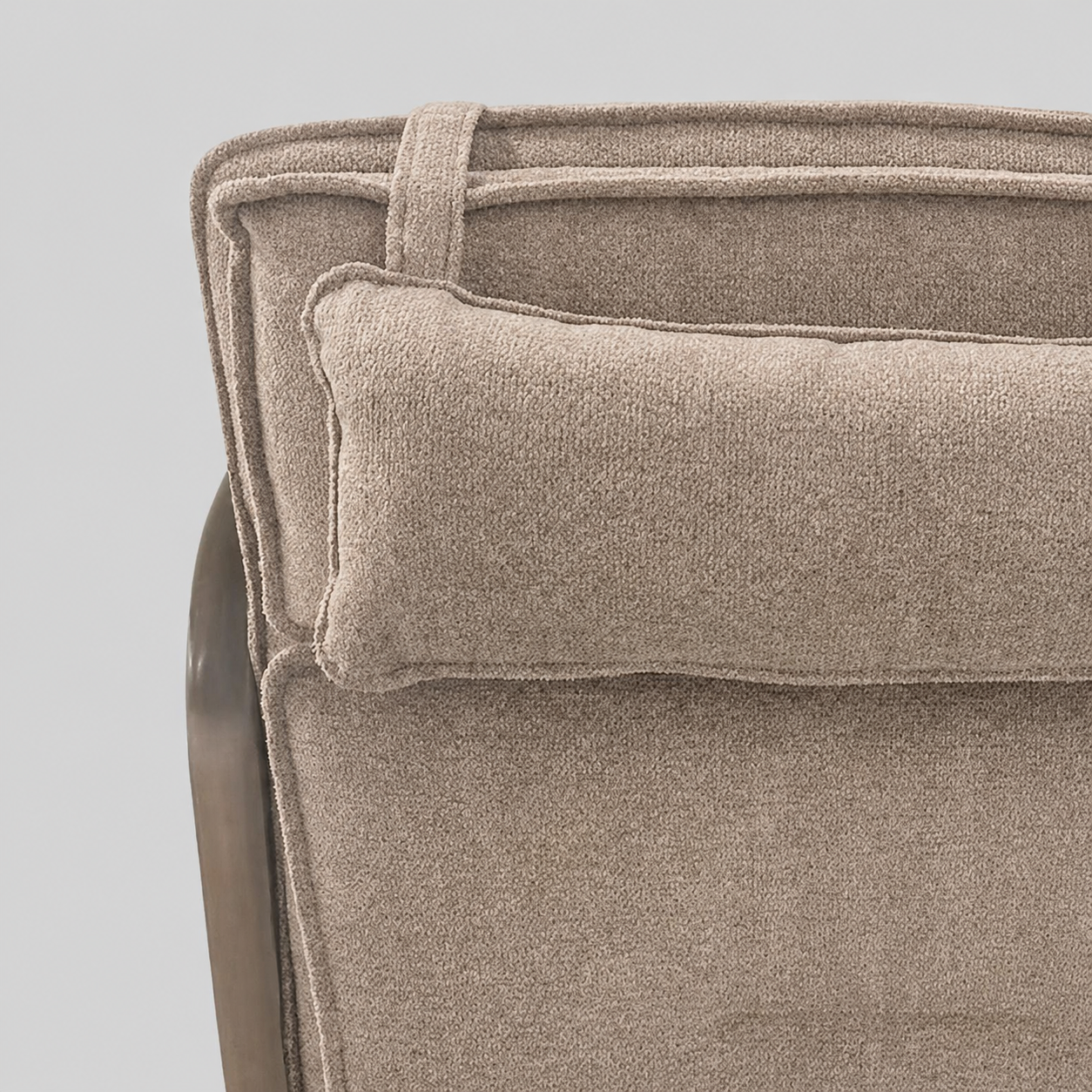 Du Headrest Fawn — Adjustable Cushion | Matching Sit-to-Stand Chair Accessory