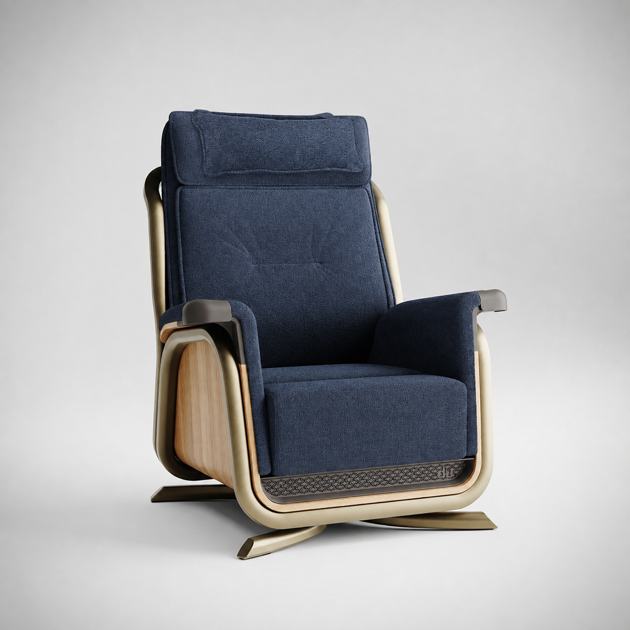 Du Headrest Midnight — Adjustable Cushion | Matching Sit-to-Stand Chair Accessory