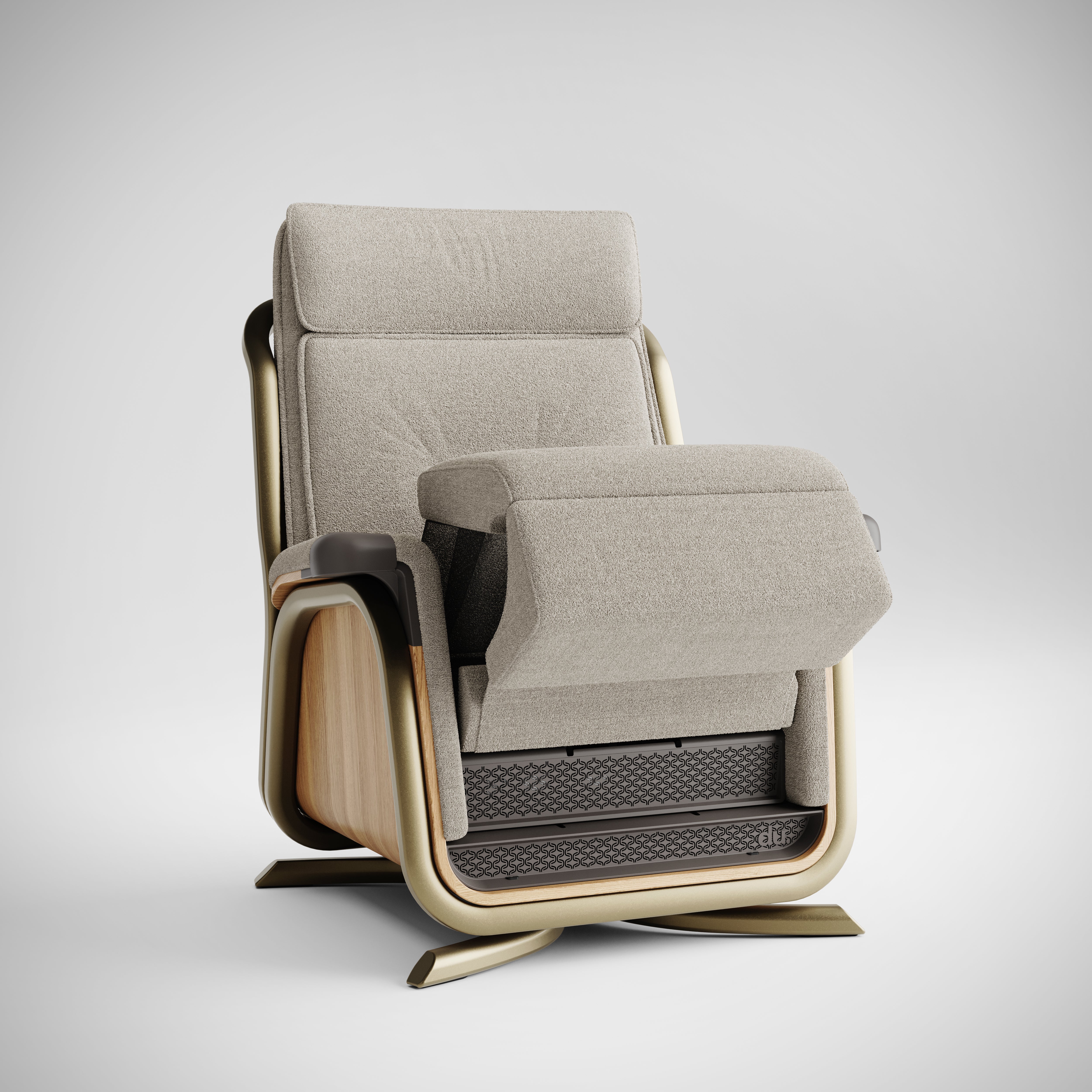 Du Chair Fawn – Sit-to-Stand Assistive Chair