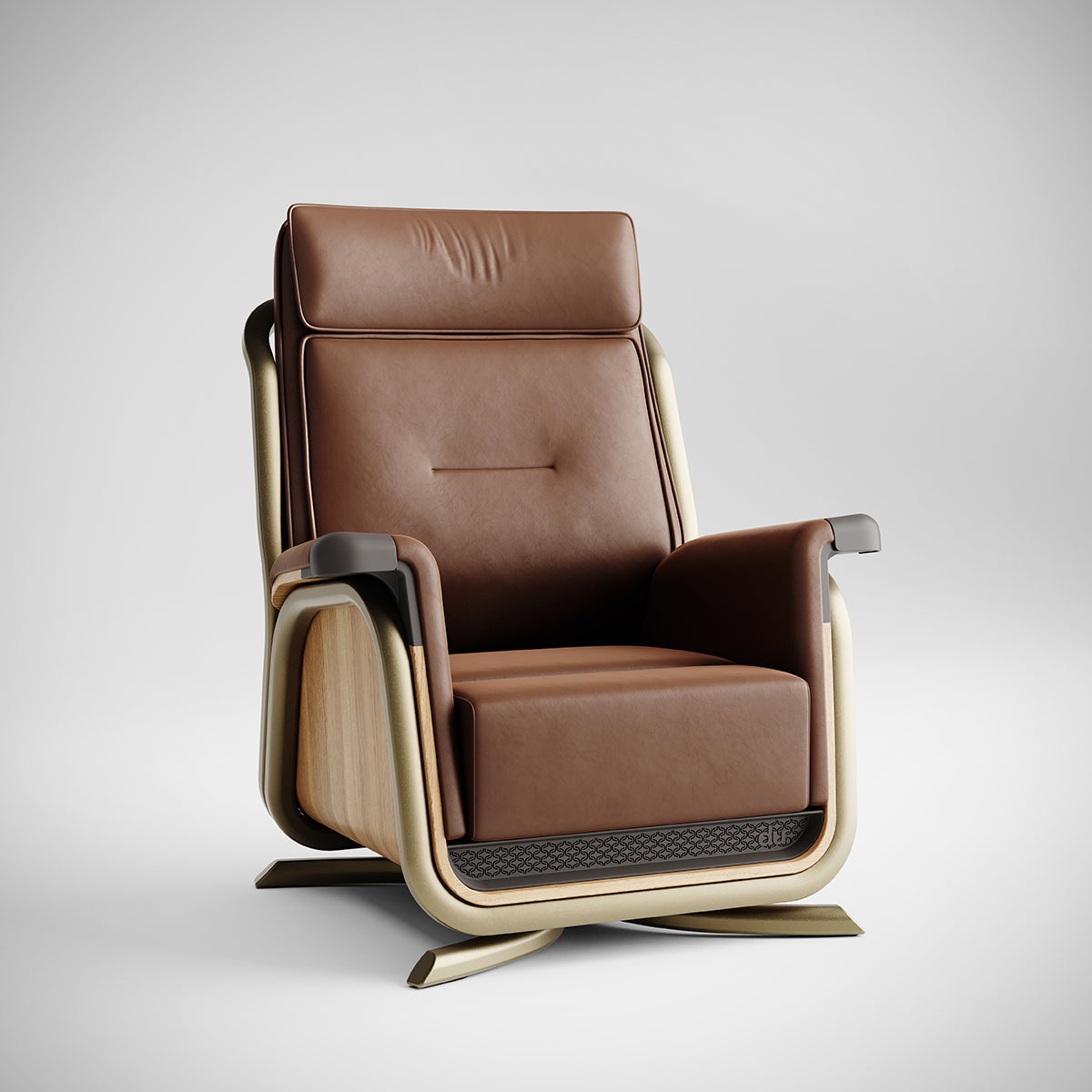 Du. Chair Pecan – Sit-to-Stand Assistive Chair