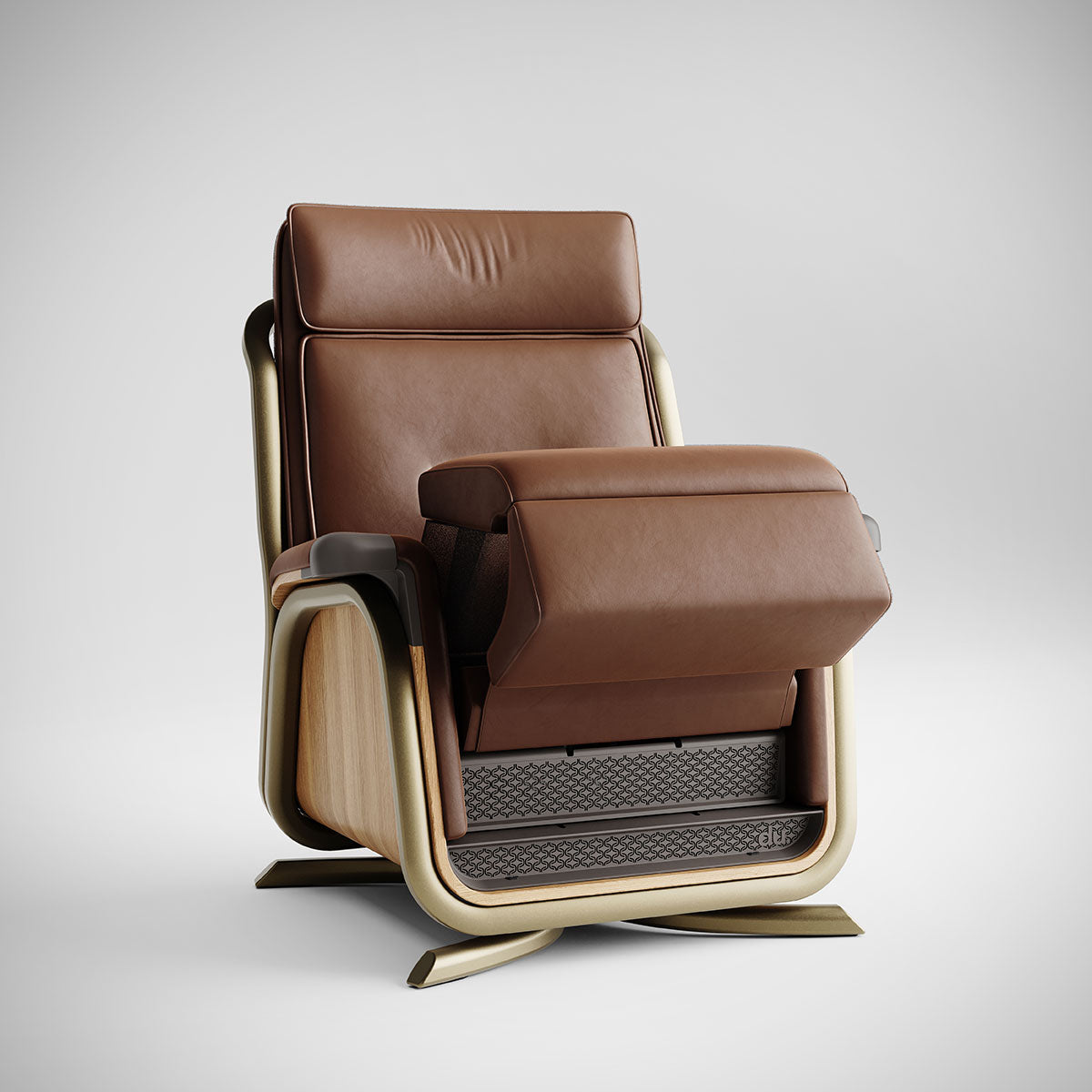 Du. Chair Pecan – Sit-to-Stand Assistive Chair