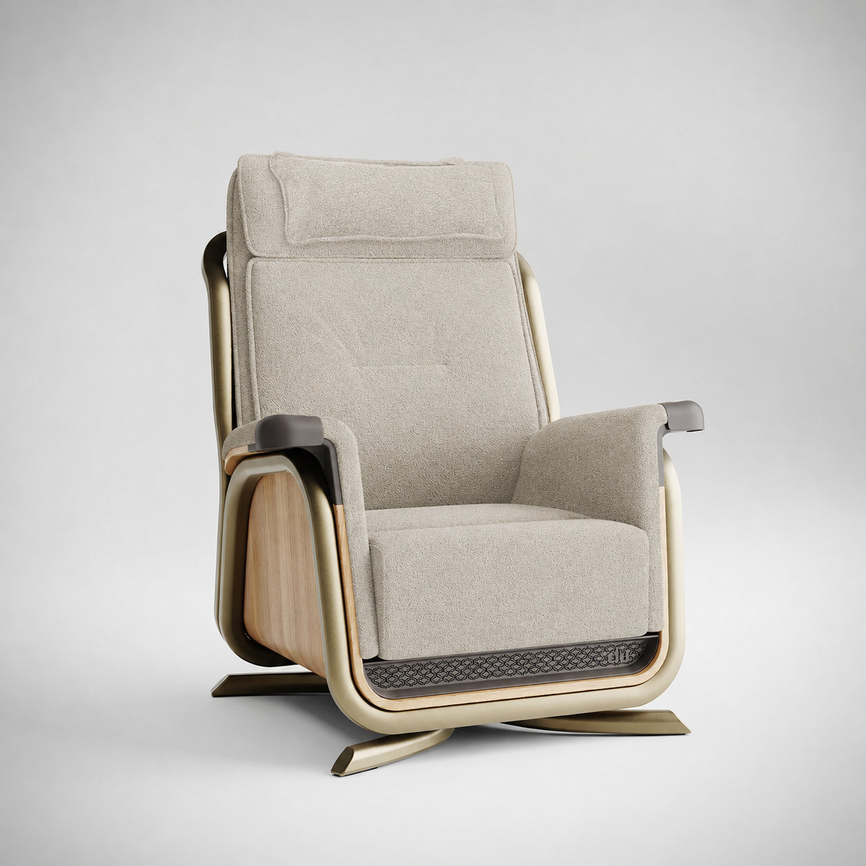 Du Headrest Fawn — Adjustable Cushion | Matching Sit-to-Stand Chair Accessory