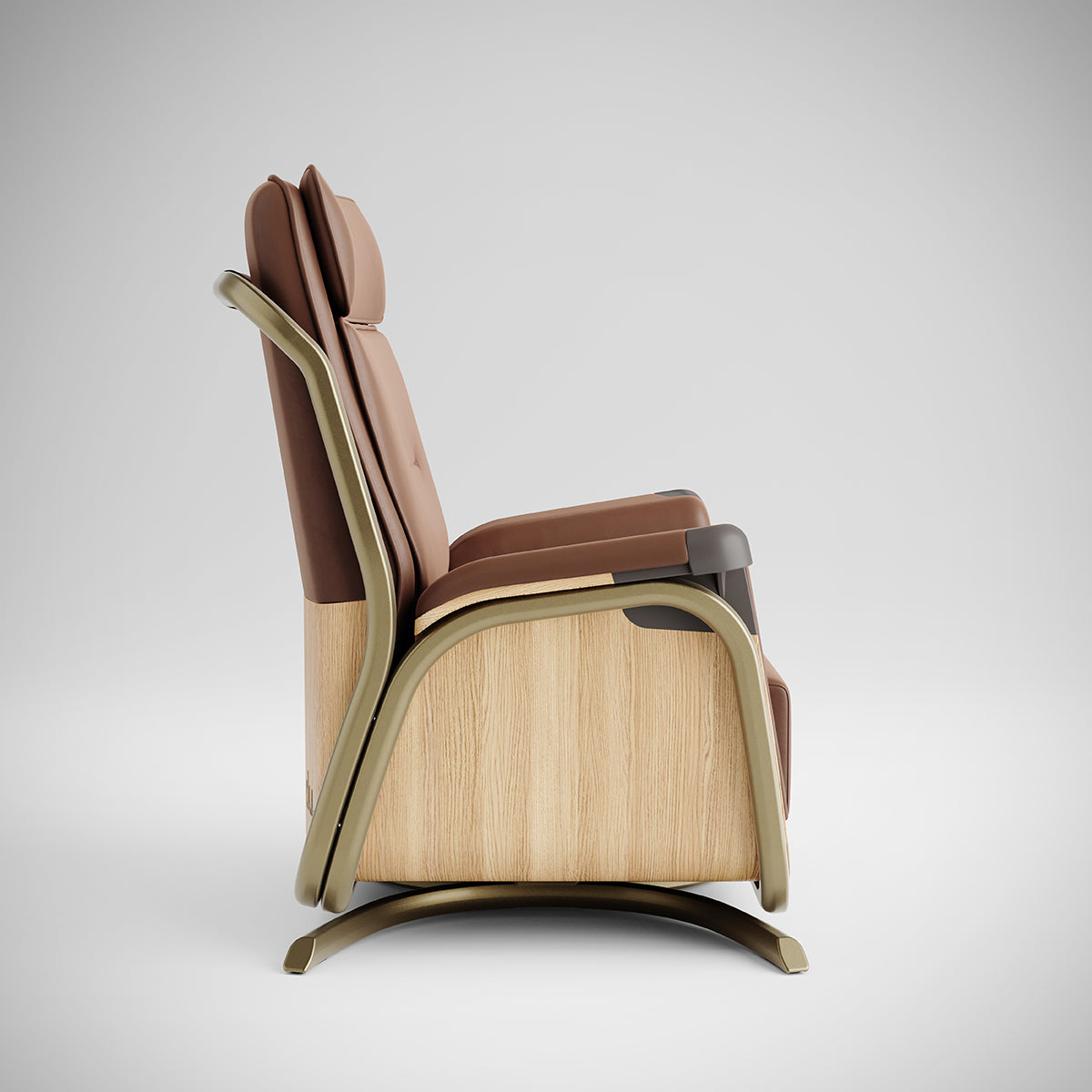 Du. Chair Pecan – Sit-to-Stand Assistive Chair