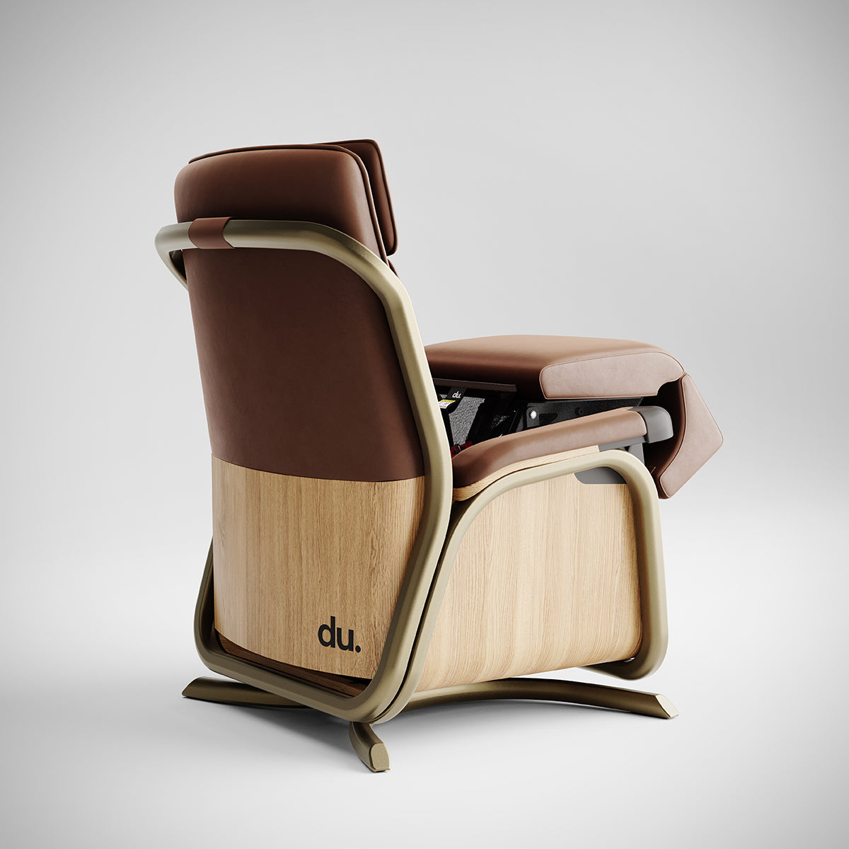 Du. Chair Pecan – Sit-to-Stand Assistive Chair