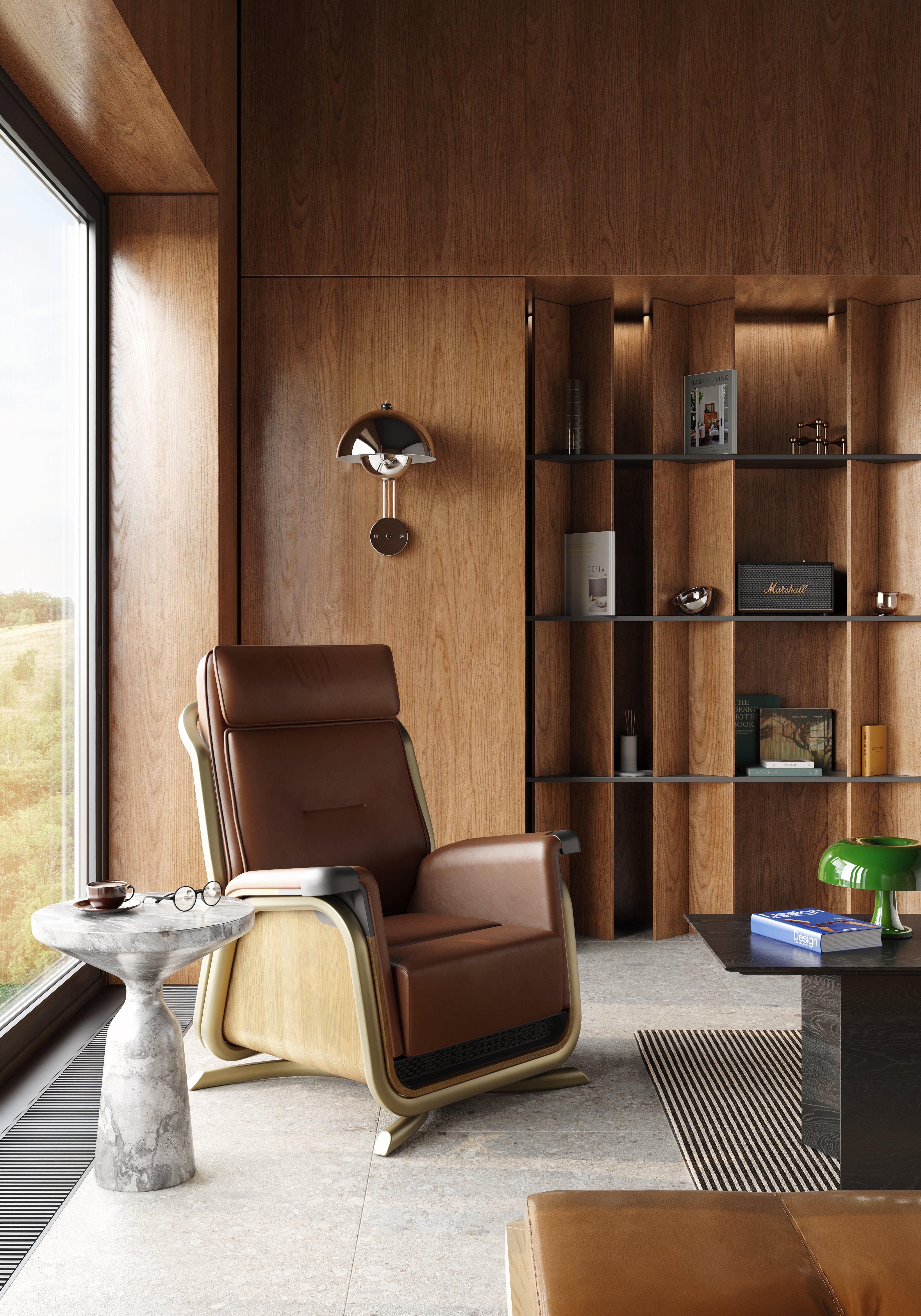 Du. Chair Pecan – Sit-to-Stand Assistive Chair