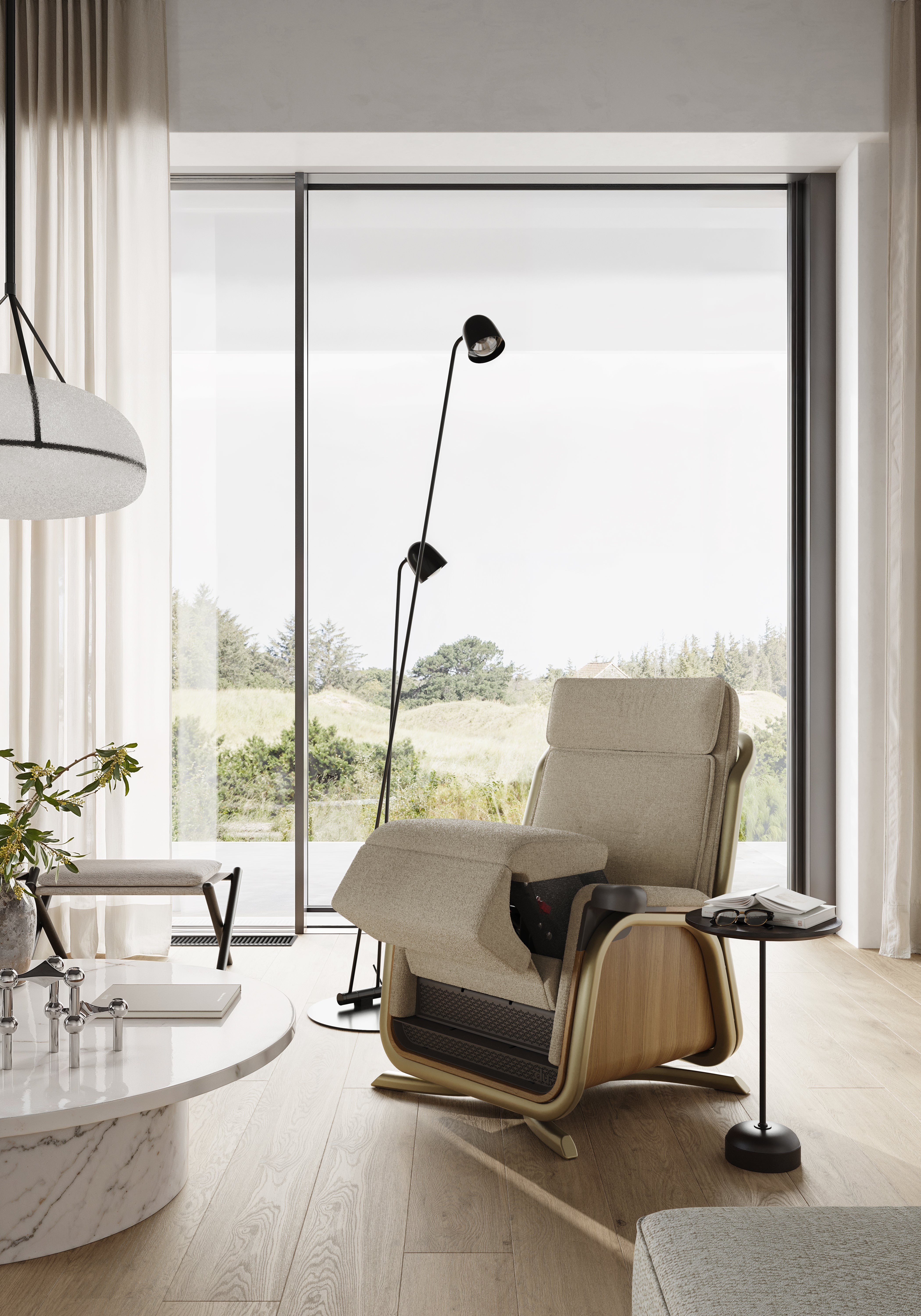 Du. Chair Fawn – Sit-to-Stand Assistive Chair